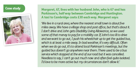 Case Study from Age UK's 2012 report into Rural Ageing.